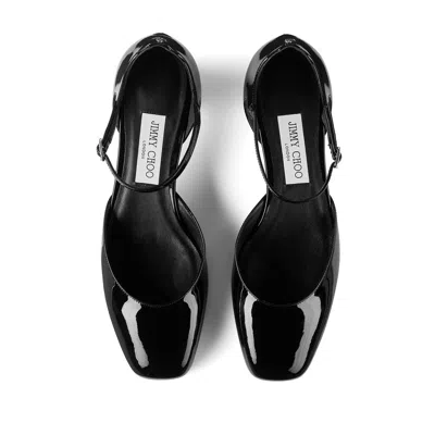 Jimmy Choo Pixie Mary Jane Block-heel Shoes