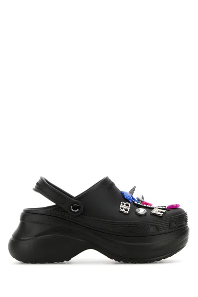 Balenciaga Mule Crocs Con Iconici Charm Jibbitz Rimovibili