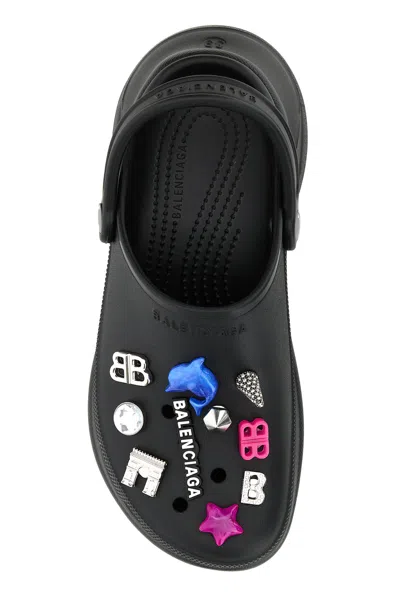 Balenciaga Mule Crocs Con Iconici Charm Jibbitz Rimovibili