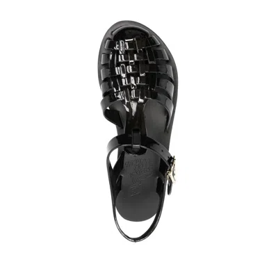 Ancient Greek Sandals Black Sandals