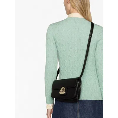 Apc A.p.c. Structured Cowhide Leather Shoulder Bag