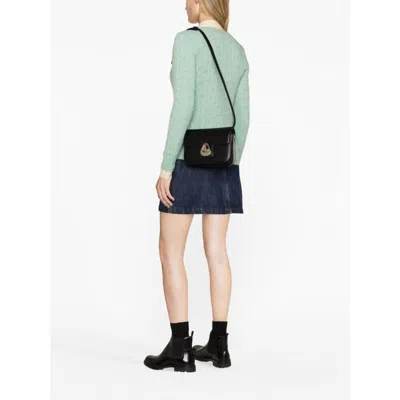 Apc A.p.c. Structured Cowhide Leather Shoulder Bag