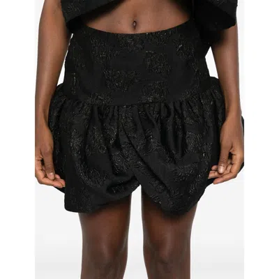 Rotate Birger Christensen Rotate High-waisted Mini Skirt In Textured Jacquard