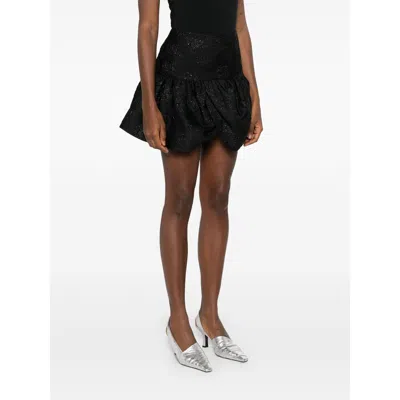 Rotate Birger Christensen Rotate High-waisted Mini Skirt In Textured Jacquard