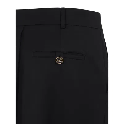 Moschino High-waisted Black Maxi Skirt With Pleated Design