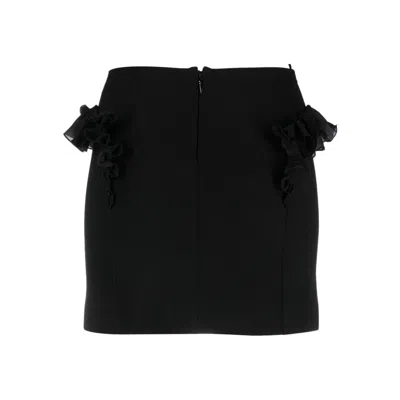 Nensi Dojaka Ruched Viscose Jersey Mini Skirt