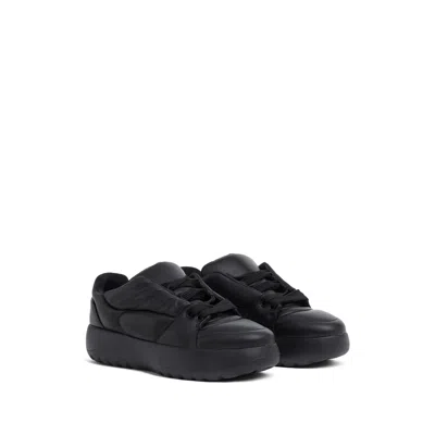 Dsquared2 Dsquared Black Leather Puffer Sneakers