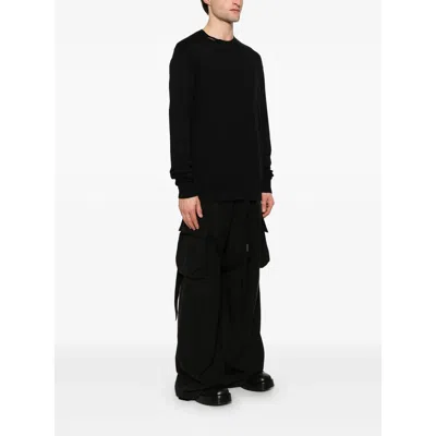 Ann Demeulemeester Man Sweatshirt Black Size L Cotton In Black
