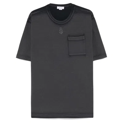 Alexander Mcqueen Alexander Mc Queen Faded Black Skull T Shirt