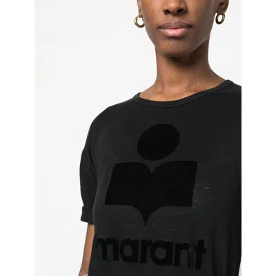 Isabel Marant Étoile Marant Etoile Koldi Logo Cotton T Shirt