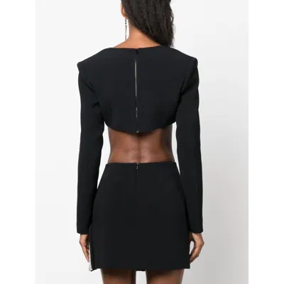 Shop David Koma Black Tops