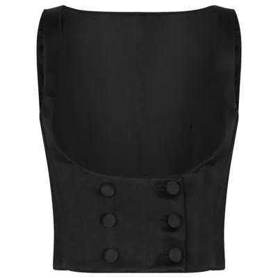 Dolce & Gabbana Double-breasted Duchess Silk Tuxedo Waistcoat