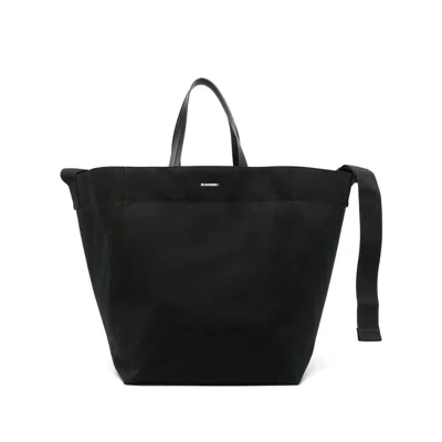 Jil Sander Black Tote Bags