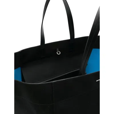Jil Sander Black Tote Bags