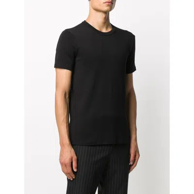 Tom Ford Black Stretch Cotton Crew Neck T-shirt