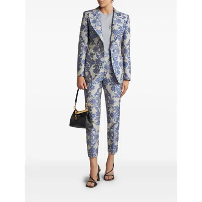 Etro Blue Neutral Pants
