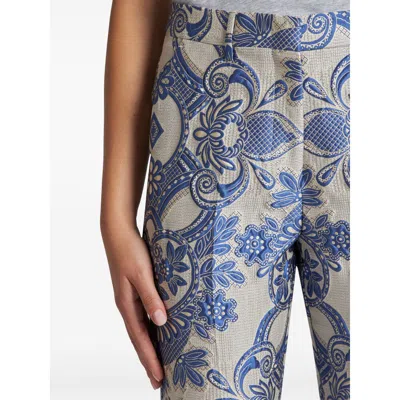 Etro Blue Neutral Pants