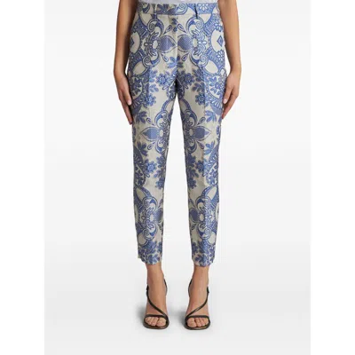 Etro Blue Neutral Pants
