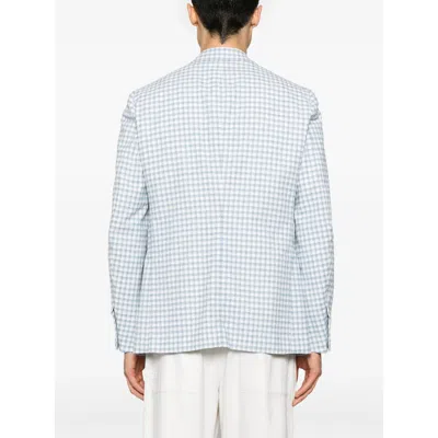 Isaia Blue  White Jackets