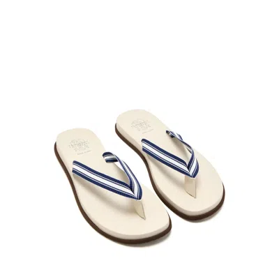 Brunello Cucinelli Ivory Pool Slides
