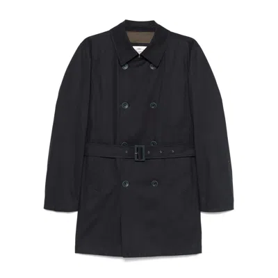 Herno Double-breasted Padded Stretch-shell Down Peacoat
