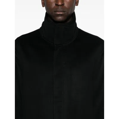 Giorgio Armani Coat In Black
