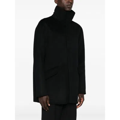 Giorgio Armani Coat In Black