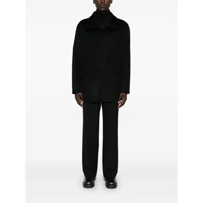 Giorgio Armani Coat In Black