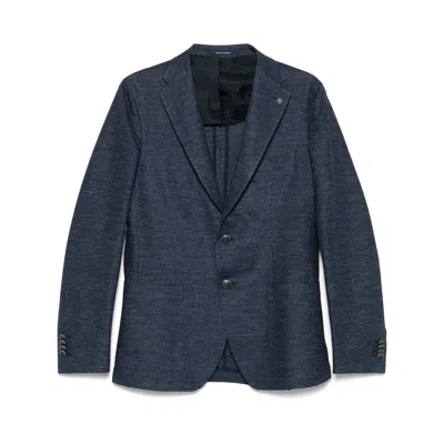 Tagliatore Blue Jackets In Blue