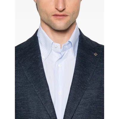 Tagliatore Blue Jackets In Blue