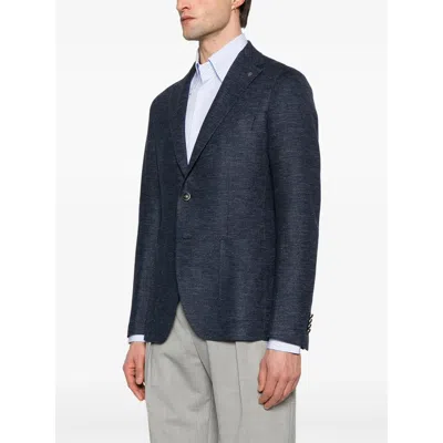 Tagliatore Blue Jackets In Blue