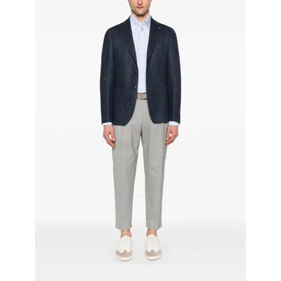 Tagliatore Blue Jackets In Blue