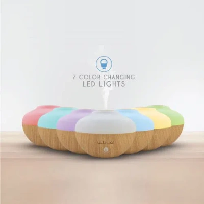 Pursonic Aromatherapy Diffuser & Essential Oil Set-ultrasonic Top 3 Oils-300ml With 2 Mist Settings In Multicolor