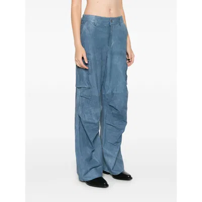 Salvatore Santoro Leather Cargo Pants
