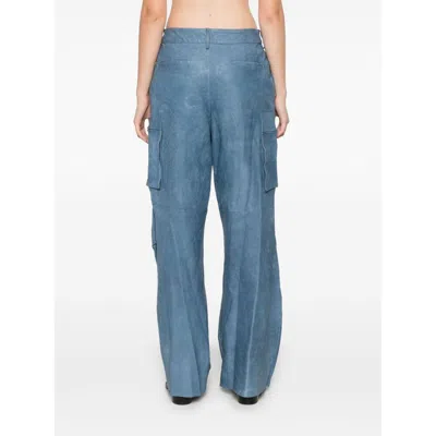 Salvatore Santoro Leather Cargo Pants
