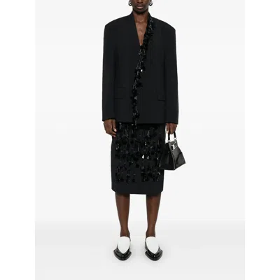 Theory Wool Blend Triple Pleat Pants