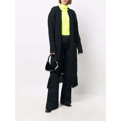 Antonino Valenti Chunky-knit Frayed-edge Cardi-coat