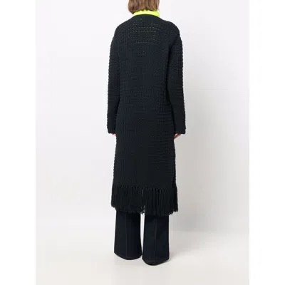 Antonino Valenti Chunky-knit Frayed-edge Cardi-coat