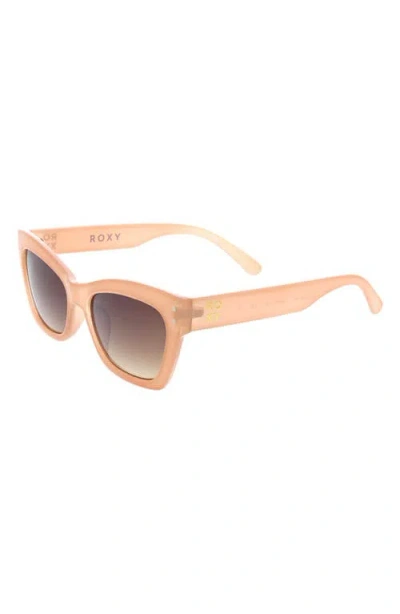 Roxy Swept 55mm Rectangular Sunglasses In Misty Rose
