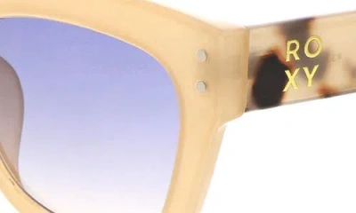 Roxy Swept 55mm Rectangular Sunglasses In Ochre