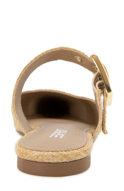 Esprit Alaina Buckle Strap Mule In Natural Raffia