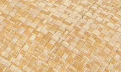 Esprit Alaina Buckle Strap Mule In Natural Raffia