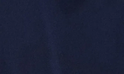 Renee C Bubble Hem Satin Tank In Navy