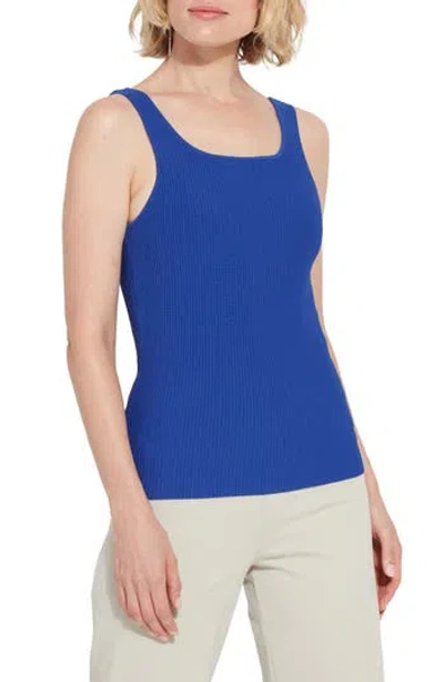 Lyssé Avril Sculpting Tank Top In Cobalt Pop In Cobaltpop