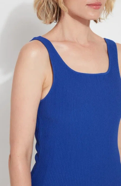 Lyssé Avril Sculpting Tank Top In Cobalt Pop In Cobaltpop