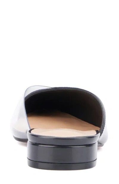 Torgeis Jaina Womens Block Heel Manmade Mules In Black