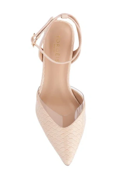 Torgeis Willow Womens Pointed Closed Toe Stiletto Heel Pumps In Blush