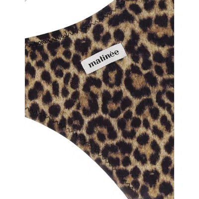 Matinee Leopard-print High-cut Bikini Bottoms