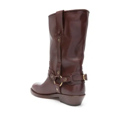 Isabel Marant Brown Heiko Mid-calf Boots In Brown