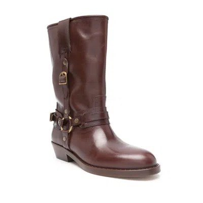 Isabel Marant Brown Heiko Mid-calf Boots In Brown